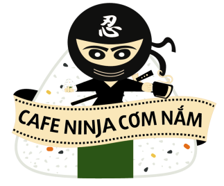 logo cafe ninja cơm nắm